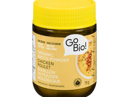 Go Bio Organic Chicken Broth Powder 75g Discount