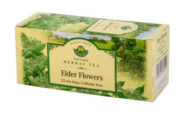 Herbaria - Elder Flowers Tea, 25 Count Online Sale