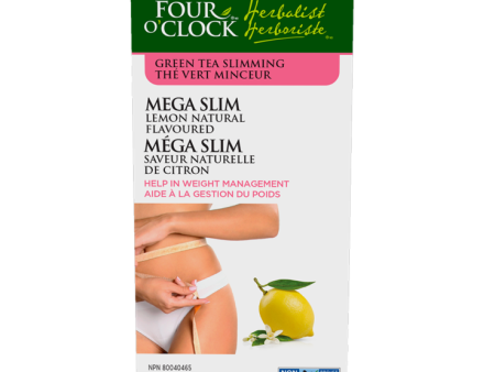 Four O Clock - Herbal Tea, Mega Slim, Lemon, 20 Count For Sale