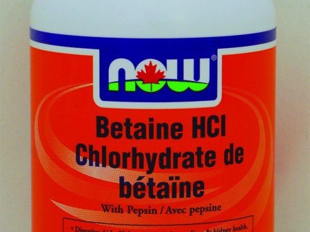 NOW - Betaine HCI, 120 capsules Online now