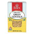 Eden - Org Green Dry Lentils - 454 g Online