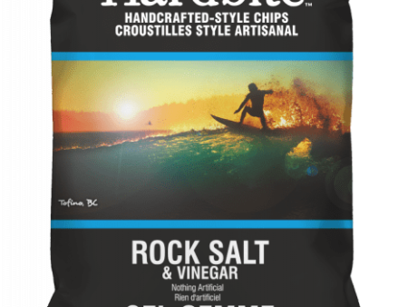 Hardbite - Rock Salt & Vinegar Chips, 150 g Online now