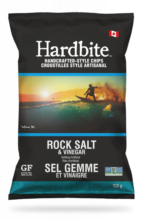 Hardbite - Rock Salt & Vinegar Chips, 150 g Online now