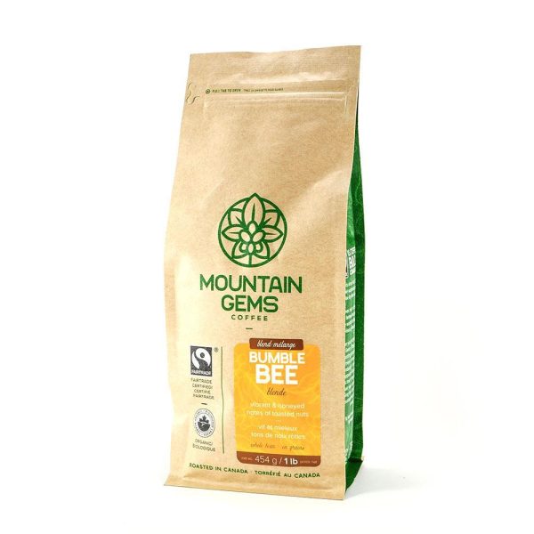 Mountain Gems - Bumblebee Blend Blonde Roast (Whole Bean), 454 g Online