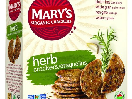 Mary s Crackers - Organic Herb Crackers, 184 g Supply