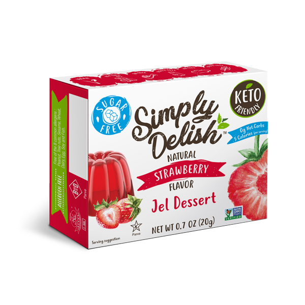 Simply Delish - Jel Dessert, Strawberry, 20 g Online now