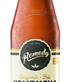 Remedy Drinks - Kombucha, Organic Ginger Lemon, 330 mL For Discount