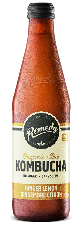 Remedy Drinks - Kombucha, Organic Ginger Lemon, 330 mL For Discount