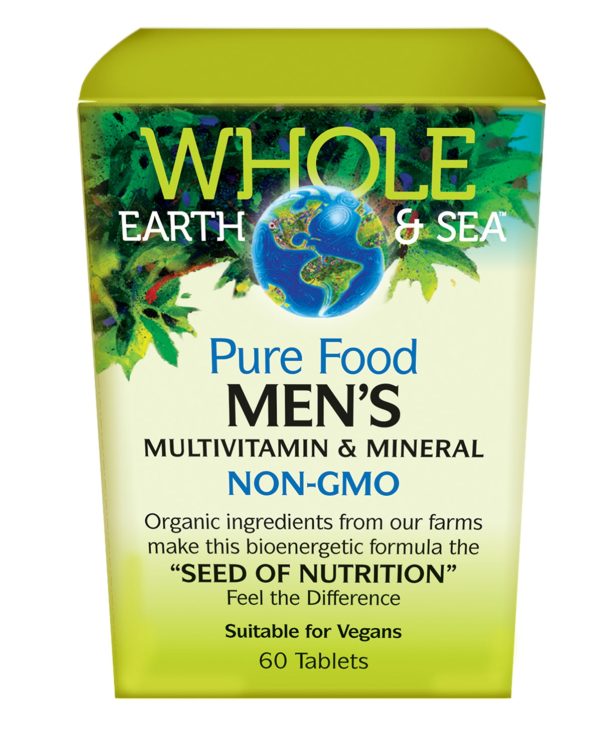 Whole Earth & Sea - Men’s Multivitamin & Mineral, 60 Tabs For Discount