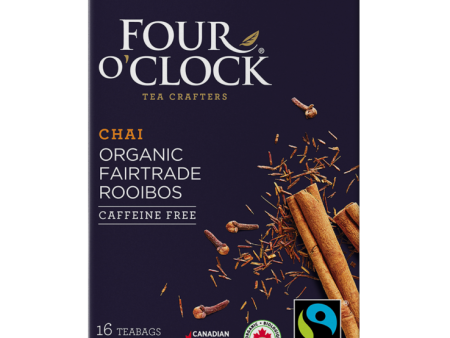 Four O Clock - Rooibos Tea, Chai, 16 Count Online now