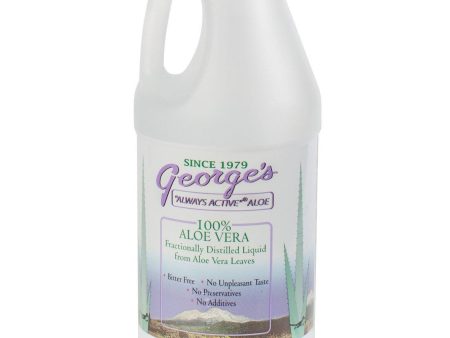 George s - 100% Aloe Vera, 1.89L For Discount