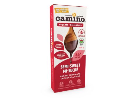 Camino - Baking Chocolate, 55% Semi-Sweet, 200 g Online Hot Sale