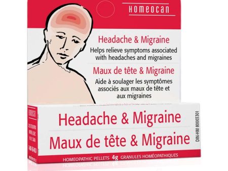 Homeocan - Headache & Migraine Pellets, 4g on Sale