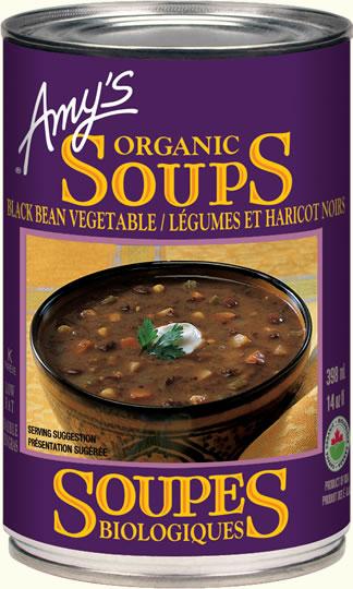 Amy s Kitchen - Organic Black Bean Vegetable Soup, 398 mL Online now