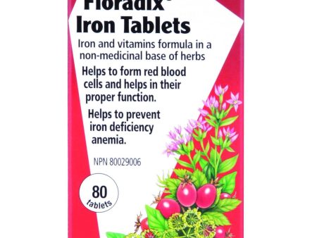 Salus - Floradix Iron, 80 Tabs Supply