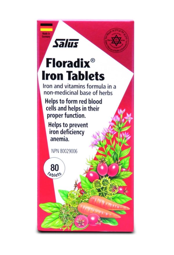 Salus - Floradix Iron, 80 Tabs Supply