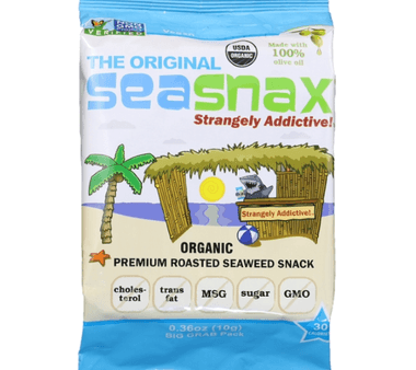 Seasnax Seaweed Snack - Original 10g Hot on Sale