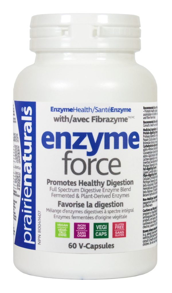 Prairie Naturals - Enzyme-Force with FibraZyme™, 60 Caps on Sale