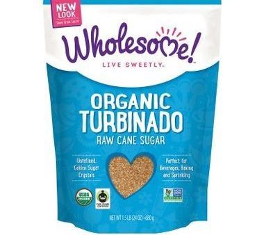 Wholesome Sweeteners - Organic Turbinado Sugar, 681 g For Sale