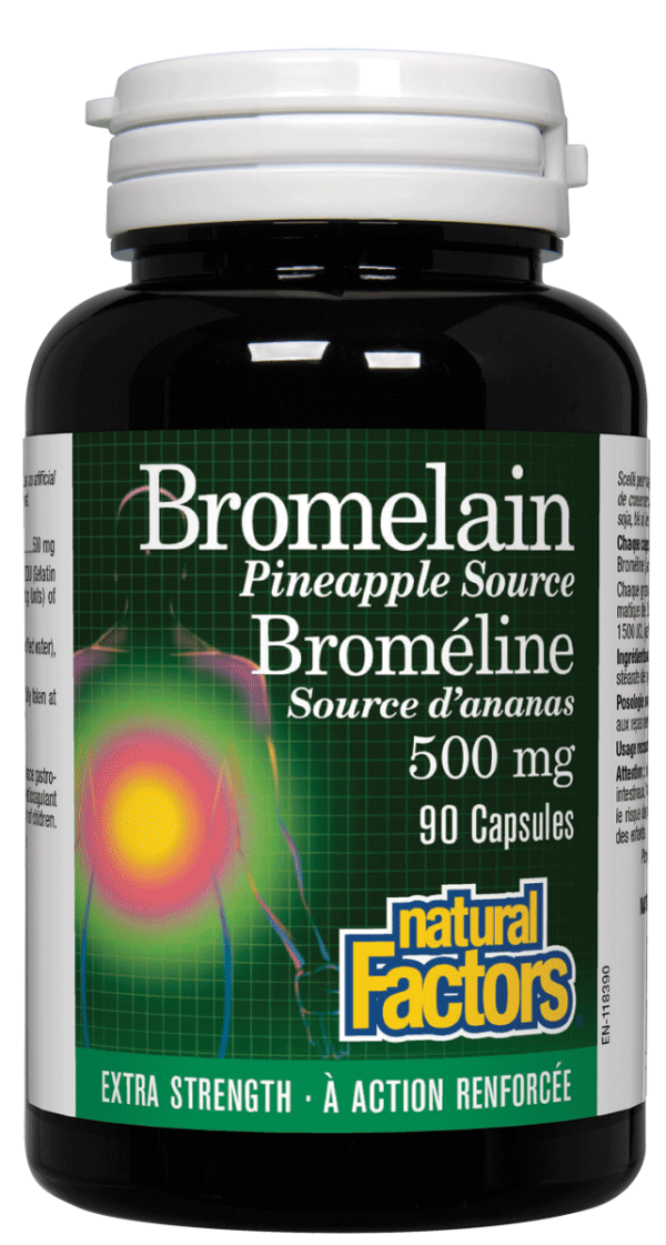 Natural Factors - Bromelain 500mg, 90 capsules Online Hot Sale