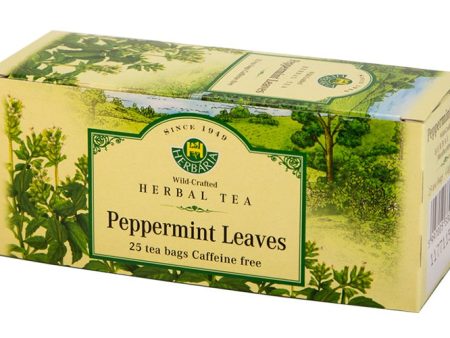 Herbaria - Peppermint Leaves Tea, 25 Count Discount