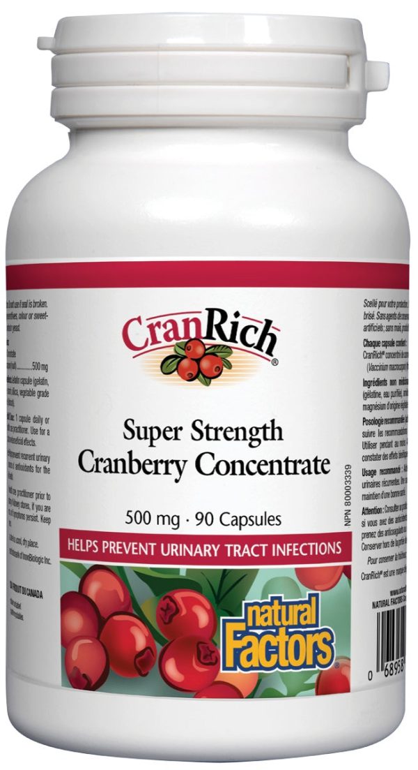 Natural Factors - CranRich Super -90 Capsules on Sale