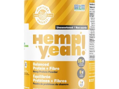 Manitoba Harvest -  Hemp Yeah! Balanced Protein & Fibre Protein Powder, 454g Hot on Sale