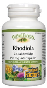 Natural Factors - Rhodiola 150mg, 60caps Online Sale