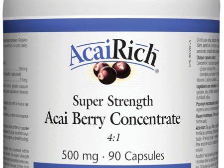 Natural Factors - Acai Berry Concentrate 4:1, 90 caps For Sale