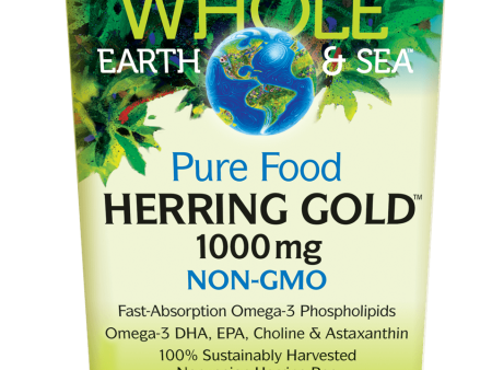 Whole Earth & Sea - Herring Gold 1000mg, 60 Soft Gels on Sale