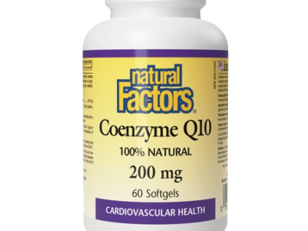 Natural Factors - Coenzyme Q10 - 200mg -60 softgels Online Sale