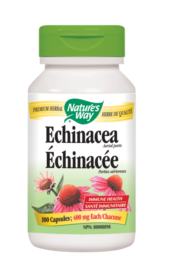 Nature s Way - Echinacea, 100 capsules Supply