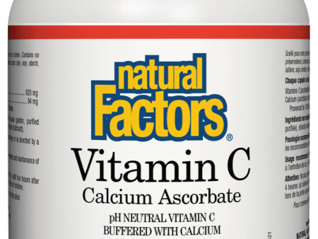 Natural Factors - Vitamin C (Calcium Ascorbate), 180 capsules Discount