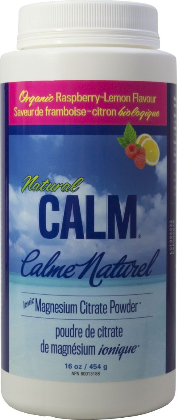 Natural Calm - Calm Magnesium Raspberry Lemon, 454g Online