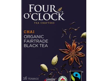 Four O Clock - Black Tea, Chai, 16 Count on Sale