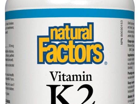 Natural Factors - Vitamin K2, 60 capsules For Discount