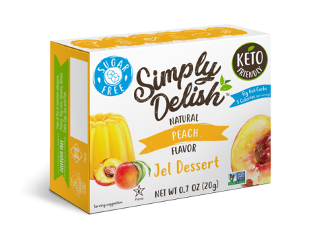 Simply Delish - Jel Dessert, Peach, 20 g Online Hot Sale