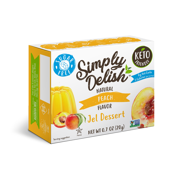 Simply Delish - Jel Dessert, Peach, 20 g Online Hot Sale