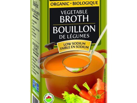 Imagine Foods - Organic Low Sodium Vegetable Broth, 1 L Online Hot Sale