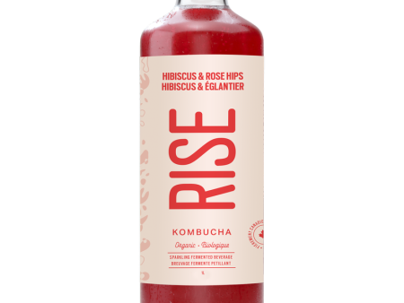 Rise Kombucha - Hibiscus & Rose Hips, 1 L Sale