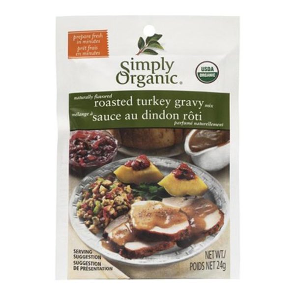 Simply Organic - Turkey Gravy Seasoning Mix, 24 g Cheap