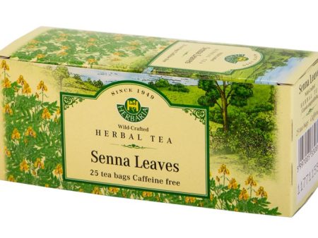 Herbaria - Senna Leaves Tea, 25 TEA BAGS For Cheap