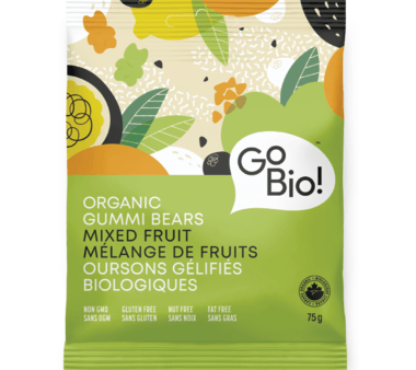 GoBio - Organic Fruit Gummi Bears, 75 g Online