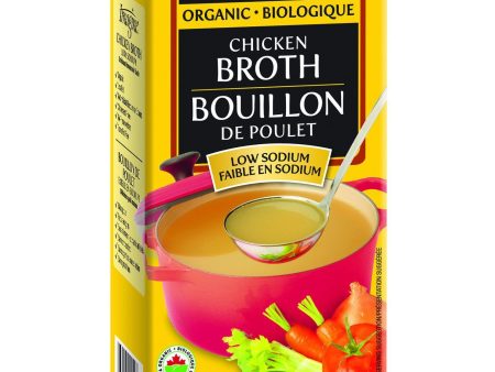 Imagine Foods - Organic Low Sodium Chicken Broth, 1 L Supply