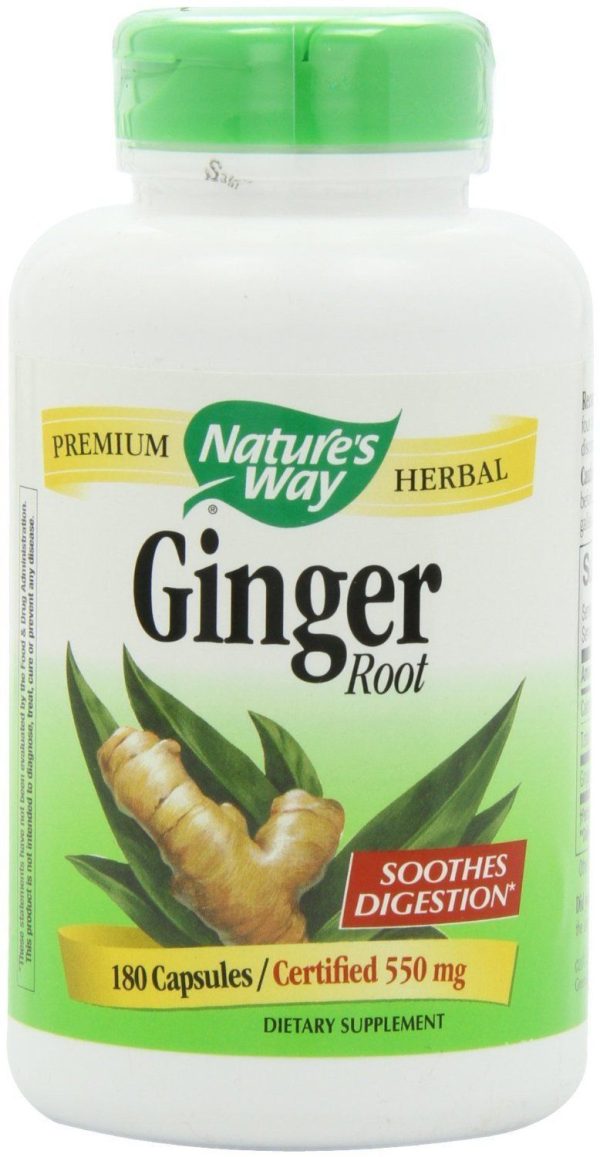 Nature s Way - Ginger Root - 180 Cap Hot on Sale