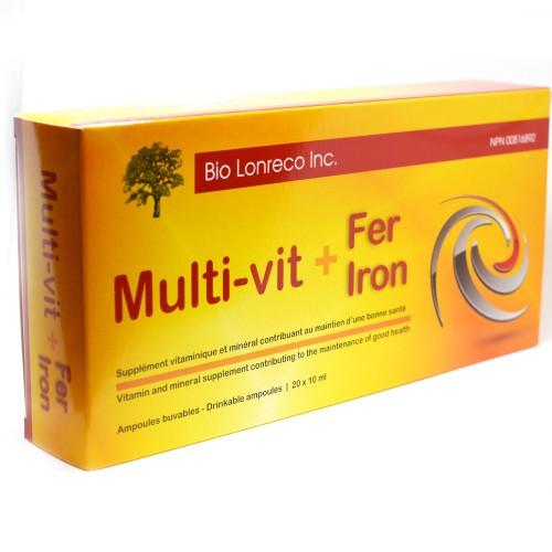 Dr. Reckeweg - Multi-vit + Iron - 20X10ML Sale