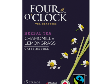 Four O Clock - Herbal Tea, Chamomile Lemongrass, 16 Count Supply