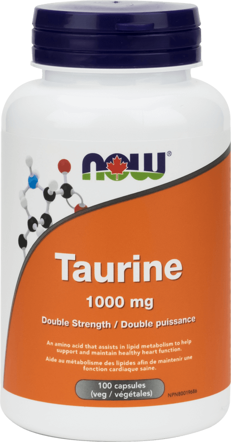 NOW - Taurine 1000mg - 100 caps For Cheap