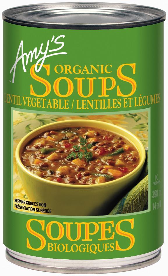 Amy s Kitchen - Organic Lentil Vegetable Soup, 398 mL Discount