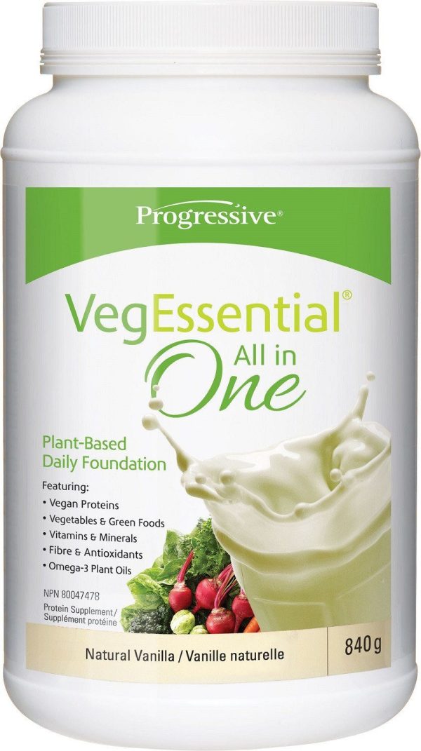 Progressive - VegEsential™ All in One Vanilla, 840g on Sale